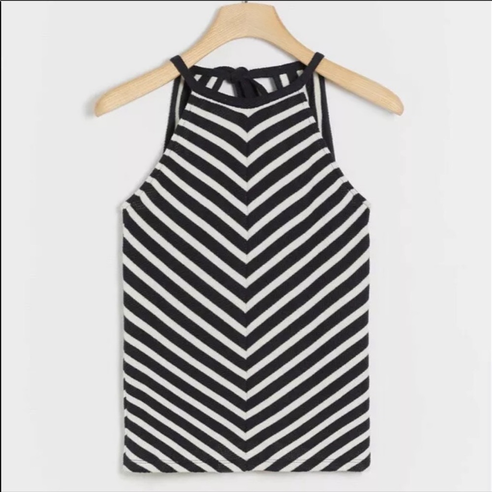 Maeve Stripe Halter Top